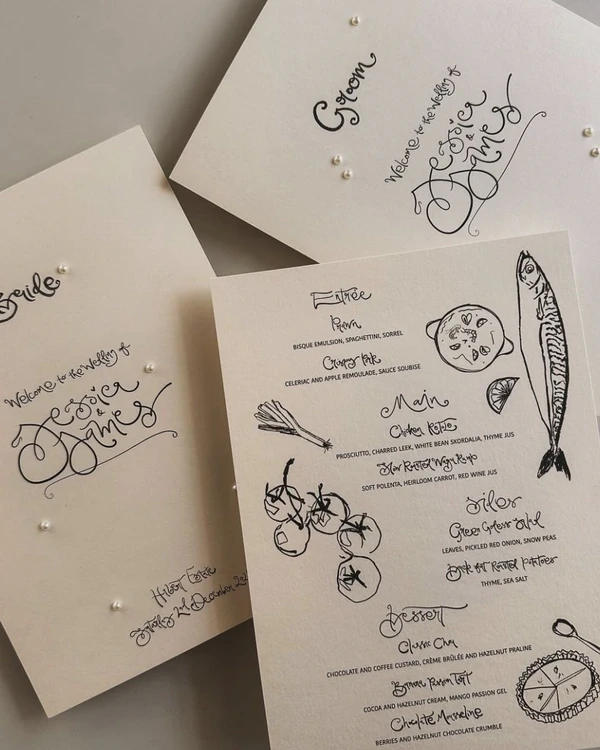 50 Elegant Calligraphy Stationery Designs