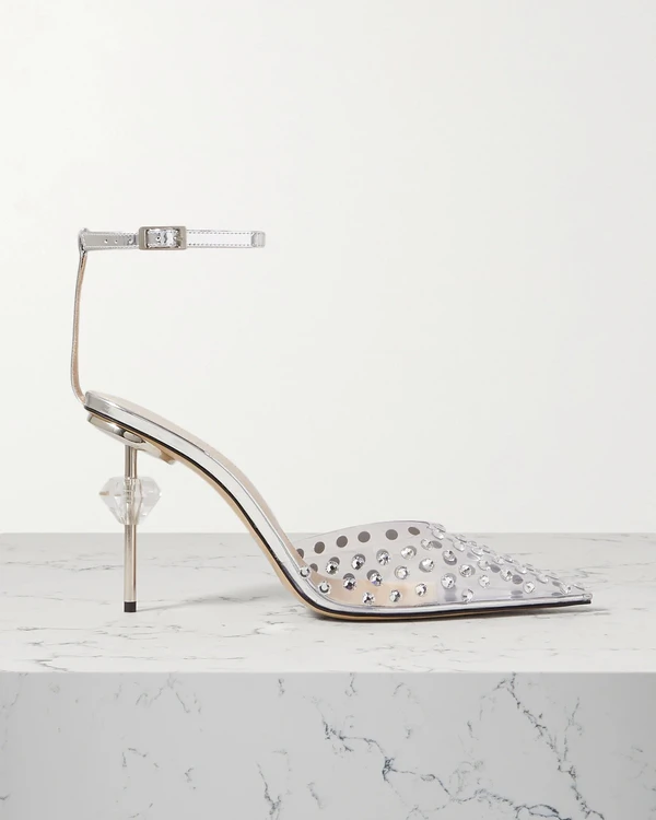 15 Trendy Transparent Wedding Shoes
