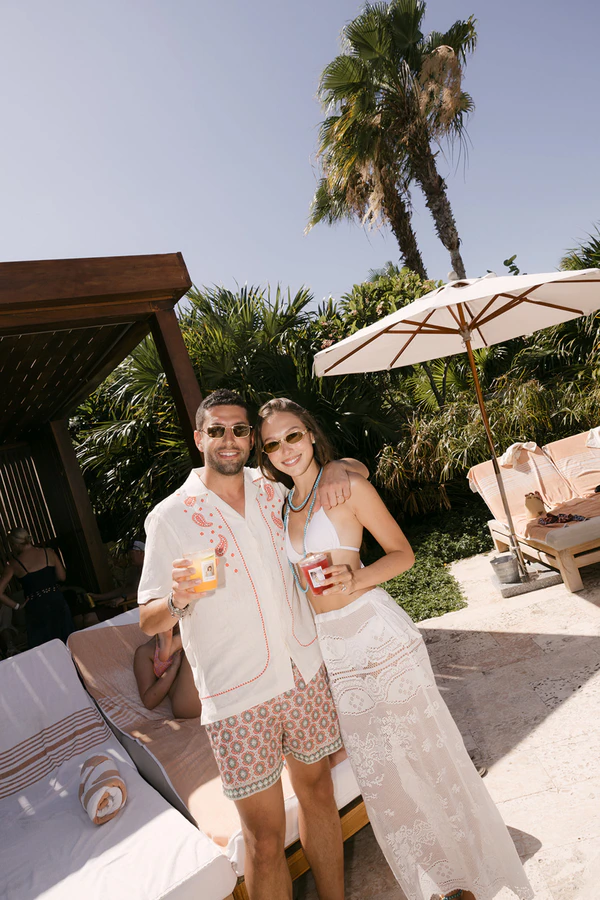 A Colorful Beach Party Wedding Weekend in Riviera Maya, Mexico