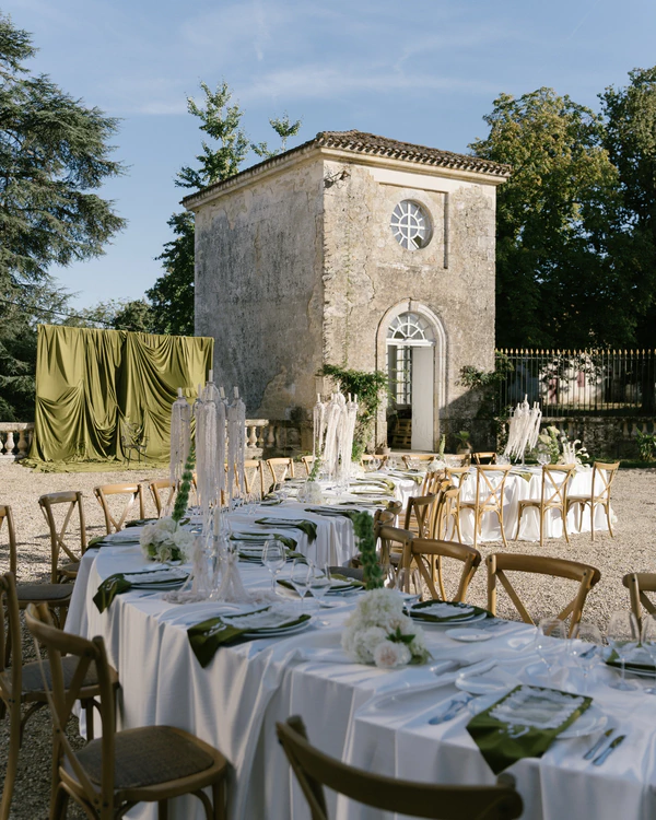 An Old-World Elegant Wedding at an 18th-Century French Château