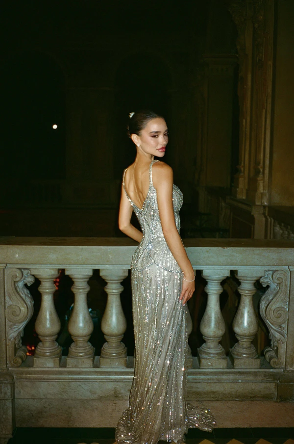 Brittany Netta’s Cinematic Lake Como Wedding Featuring a Bespoke Danielle Frankel Gown