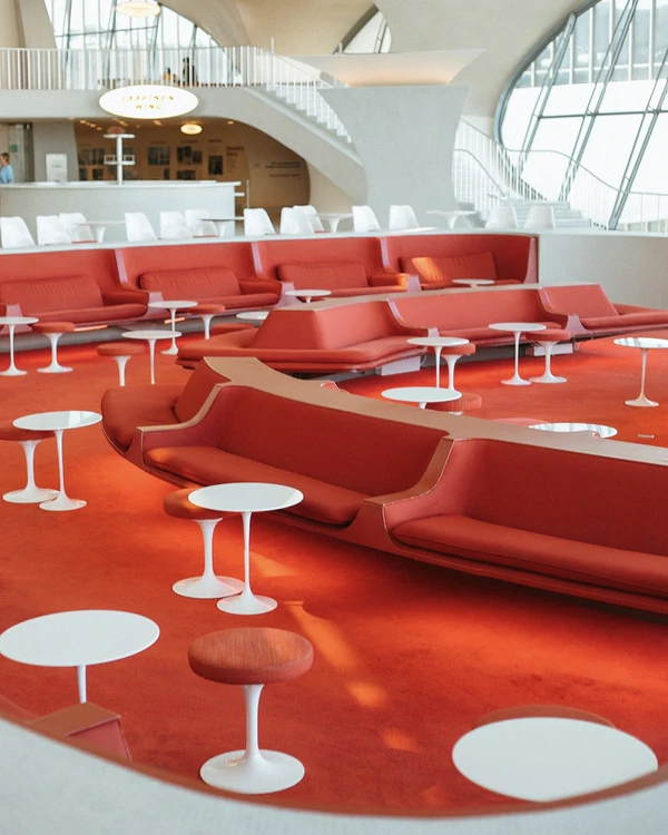 A Chic Wedding at a Retro New York City Airport