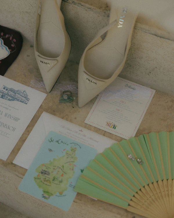 A Chic Tropical Wedding on the Shores of St. Lucia