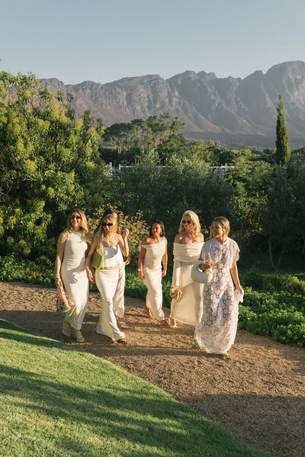 Inside an Artfully Designed Vineyard Wedding Weekend Beneath Table Mountain in South Africa