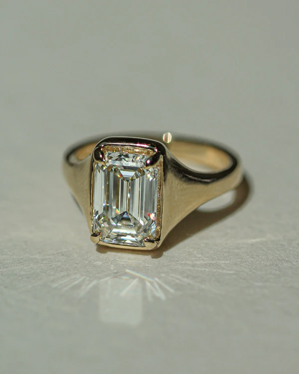 30 Emerald Cut Engagement Rings & Wedding Bands We're Loving