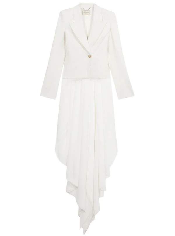 <a href="https://www.blumarine.com/us/jacket-in-compact-fabric-with-tulle-train-P644B036AN0102.html">BLUMARINE Jacket</a>, $1062