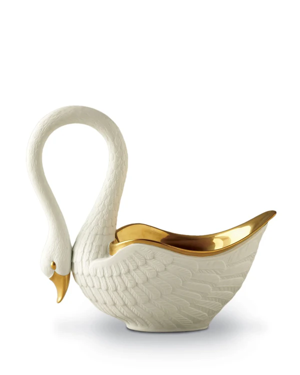 <a href="https://www.l-objet.com/products/swan-bowl-large-white?utm_source=the-wed&utm_medium=digital-pr&utm_campaign=lobjet-wedding-gift-guide&utm_content=image-link">L'OBJET Swan Bowl, $1,200</a>