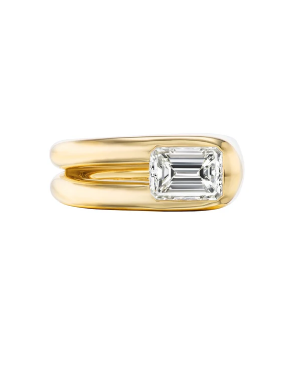 30 Emerald Cut Engagement Rings & Wedding Bands We're Loving