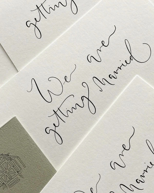 50 Elegant Calligraphy Stationery Designs