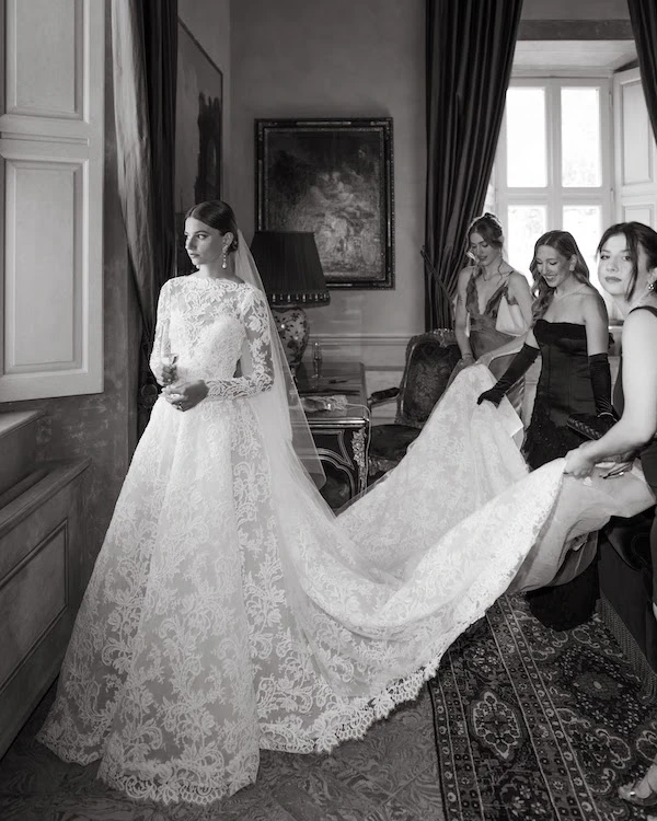 A Model & Musician's Chic Lake Como Wedding