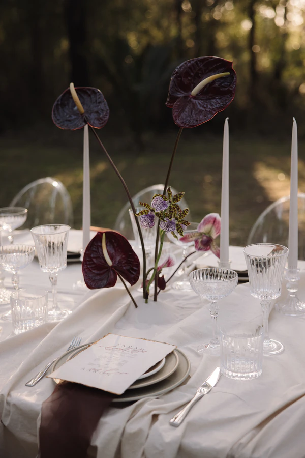A Darkly Romantic Wedding Soirée
