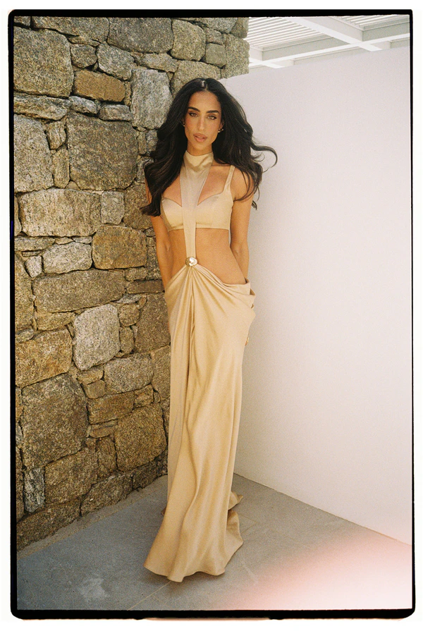 Jewelry Designer Noy Tawil's Mykonos Wedding Weekend Blending Bohemian Luxury & Mediterranean Chic