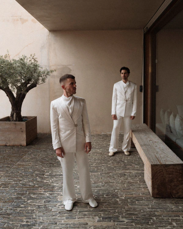 A Bold Botanical-Inspired Wedding Amongst Brutalist Architecture in Portugal