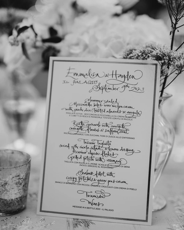 A Classic & Elegant Celebration Amongst an Italian Garden Villa