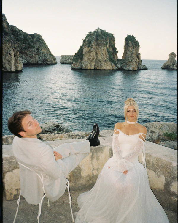 A Cinematic Italian Wedding on Film at Tonnara di Scopello