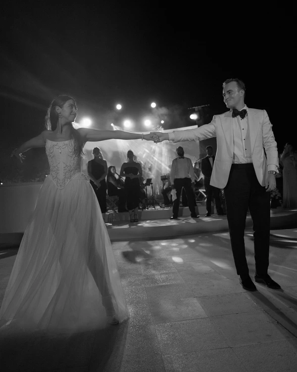 A Cinematic & Artistic Color-Washed Wedding Weekend at Amanzoe in Greece