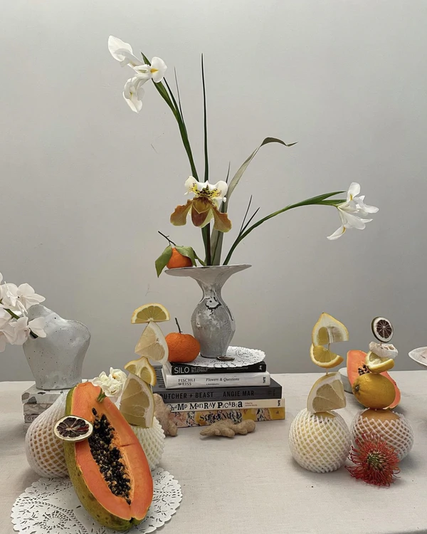 Tablescape Styling with Fruit