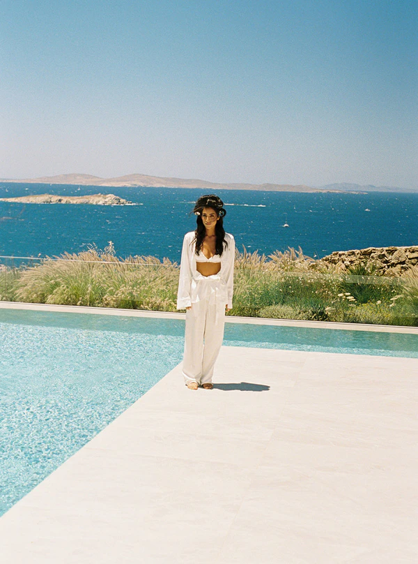 Jewelry Designer Noy Tawil's Mykonos Wedding Weekend Blending Bohemian Luxury & Mediterranean Chic