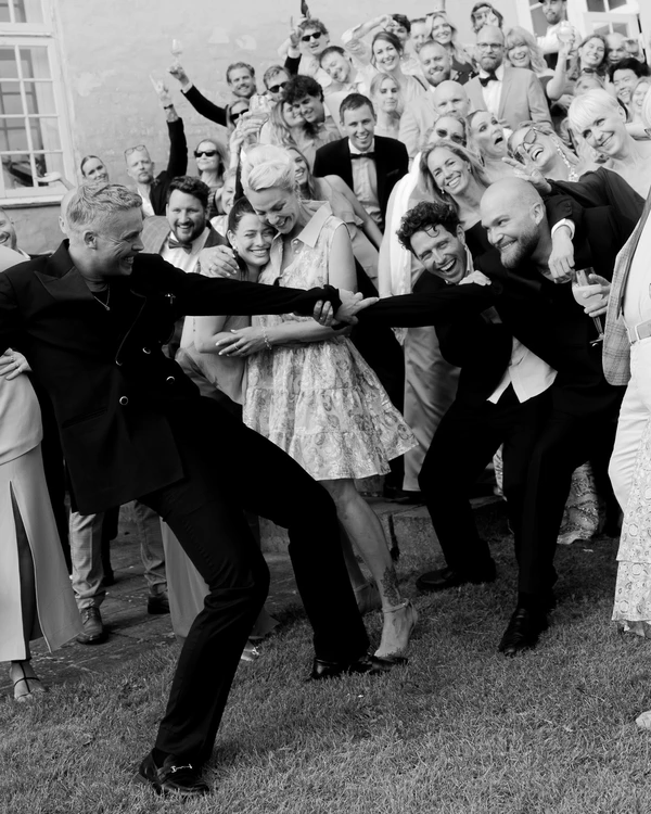 An Elegant Danish Castle Wedding with Contemporary Art Installations