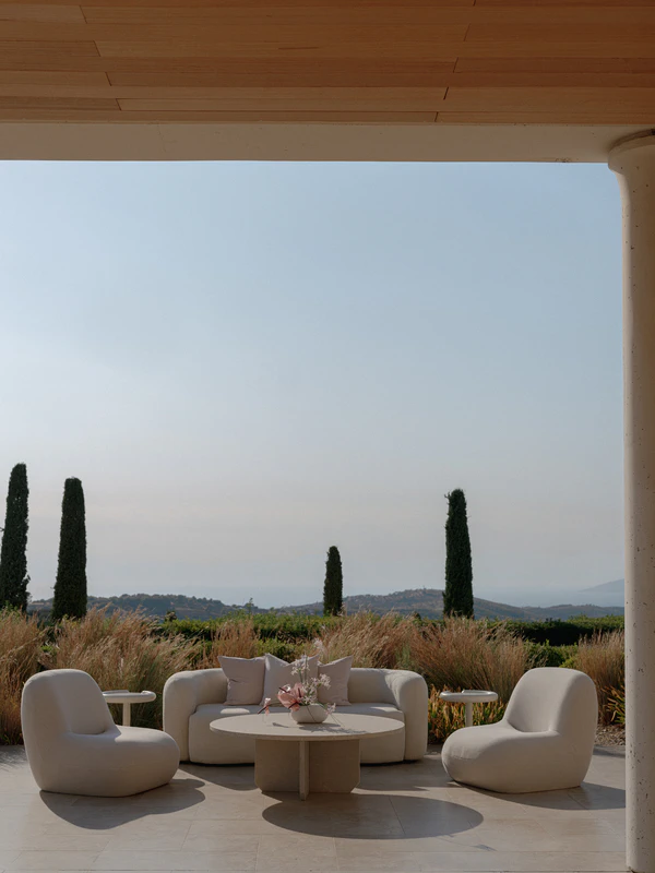 A Cinematic & Artistic Color-Washed Wedding Weekend at Amanzoe in Greece