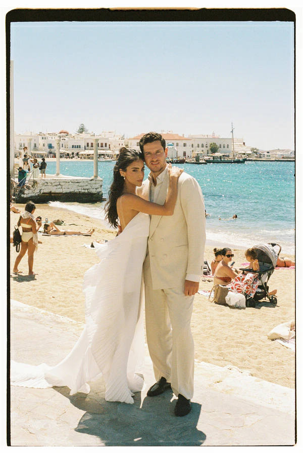 Jewelry Designer Noy Tawil's Mykonos Wedding Weekend Blending Bohemian Luxury & Mediterranean Chic