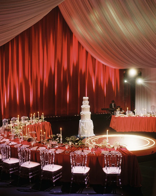 Inside a Lavish Red Custom-Built Wedding in Bangkok
