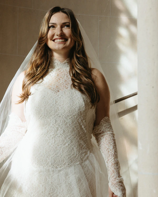 A Romantic Parisian Wedding in a Cinematic Open-Air Abbey