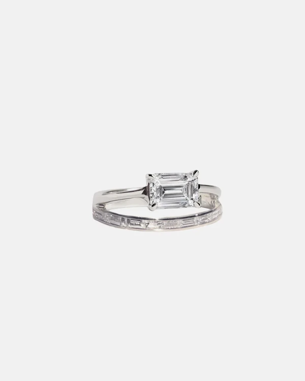 30 Emerald Cut Engagement Rings & Wedding Bands We're Loving