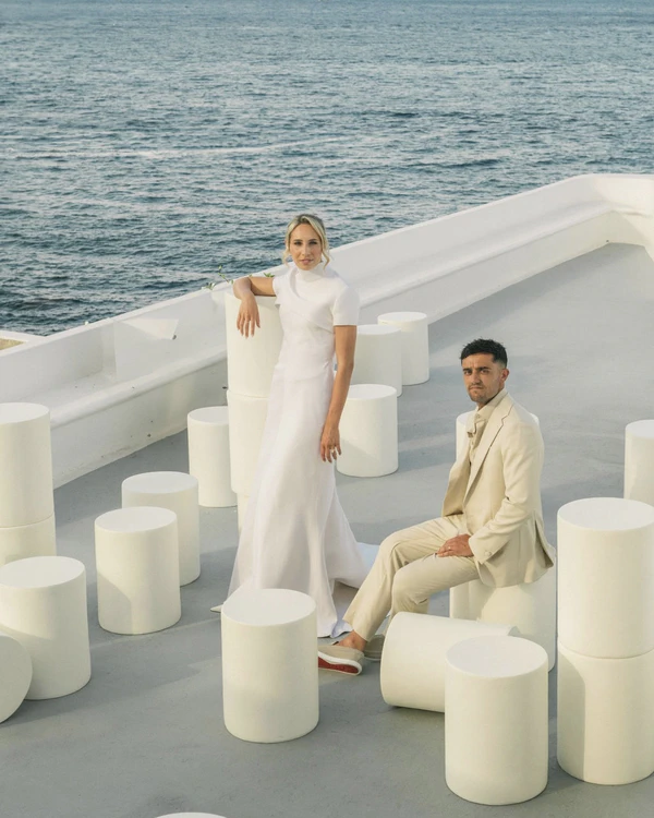 A Minimalist Seaside Wedding on the Breathtaking Island of Panarea, Sicily