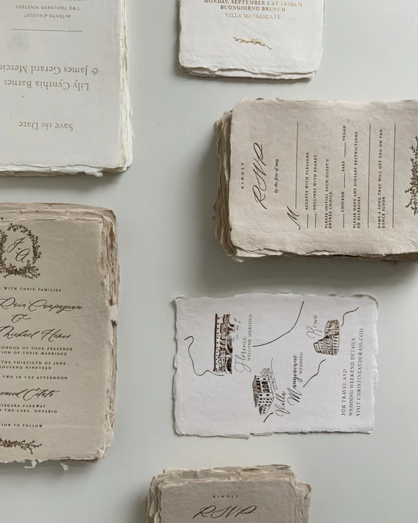 50 Elegant Calligraphy Stationery Designs