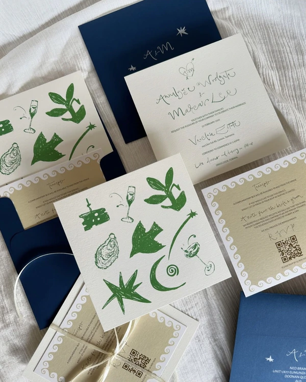 50 Elegant Calligraphy Stationery Designs