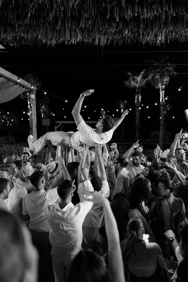 Jewelry Designer Noy Tawil's Mykonos Wedding Weekend Blending Bohemian Luxury & Mediterranean Chic