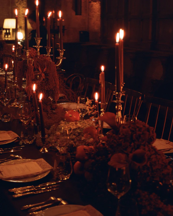 A Romantic Parisian Wedding in a Cinematic Open-Air Abbey
