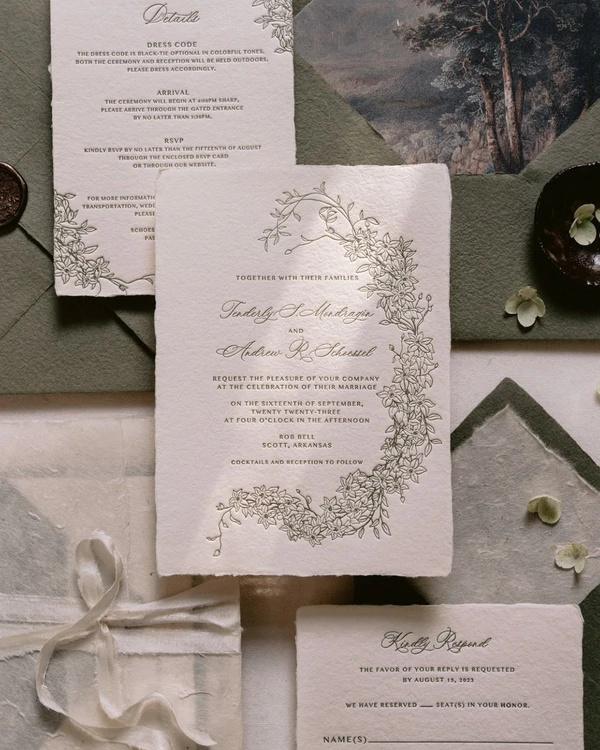 50 Elegant Calligraphy Stationery Designs