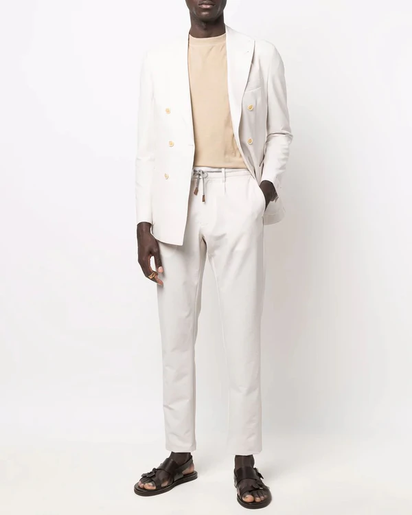 16 White Suits for Grooms