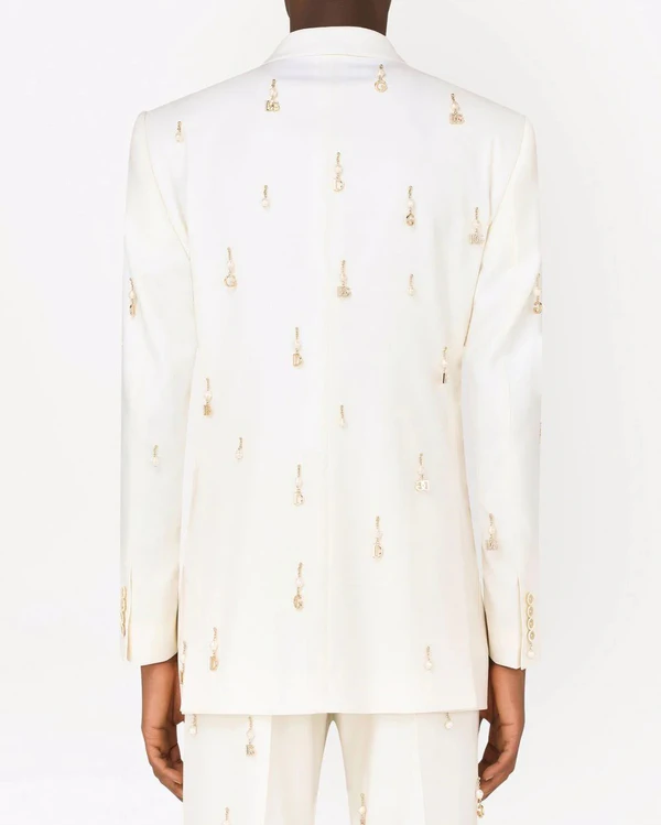 16 White Suits for Grooms