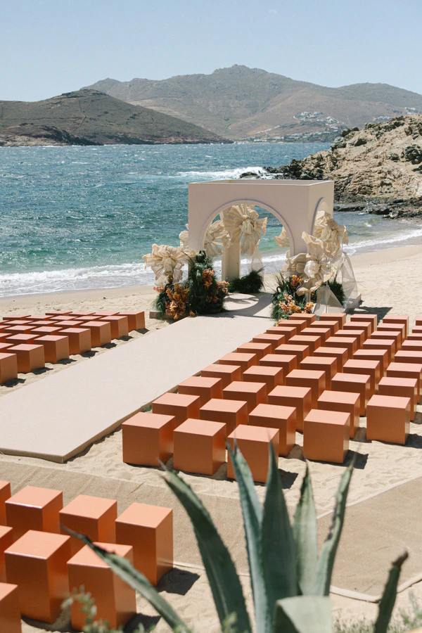 Jewelry Designer Noy Tawil's Mykonos Wedding Weekend Blending Bohemian Luxury & Mediterranean Chic