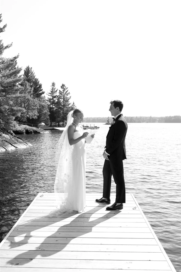 Timeless Elegance Meets Muskoka Charm: Katherine & Aaron's Lakeside Wedding