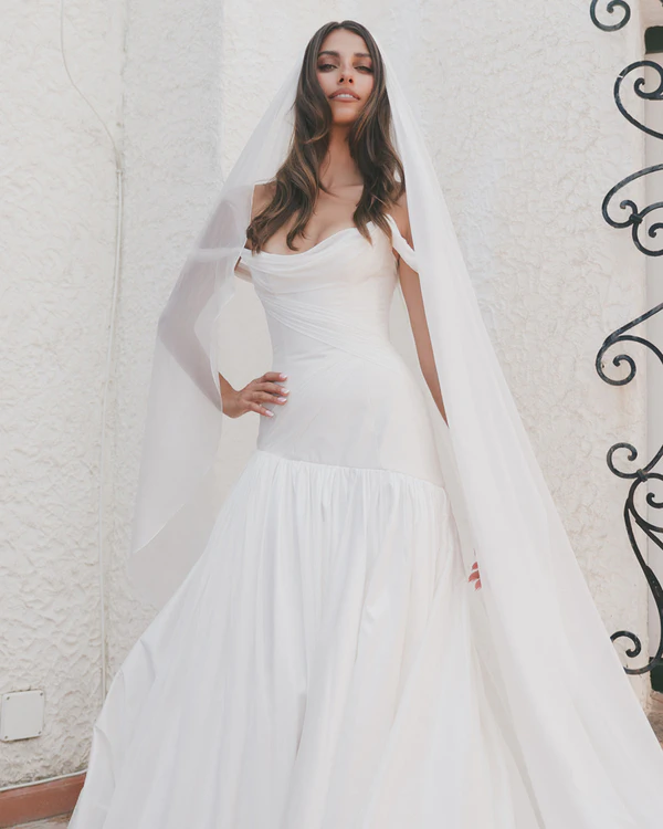 Inside Model Dominique Elissa’s Bridal Wardrobe: Style, Stories & Sentiment