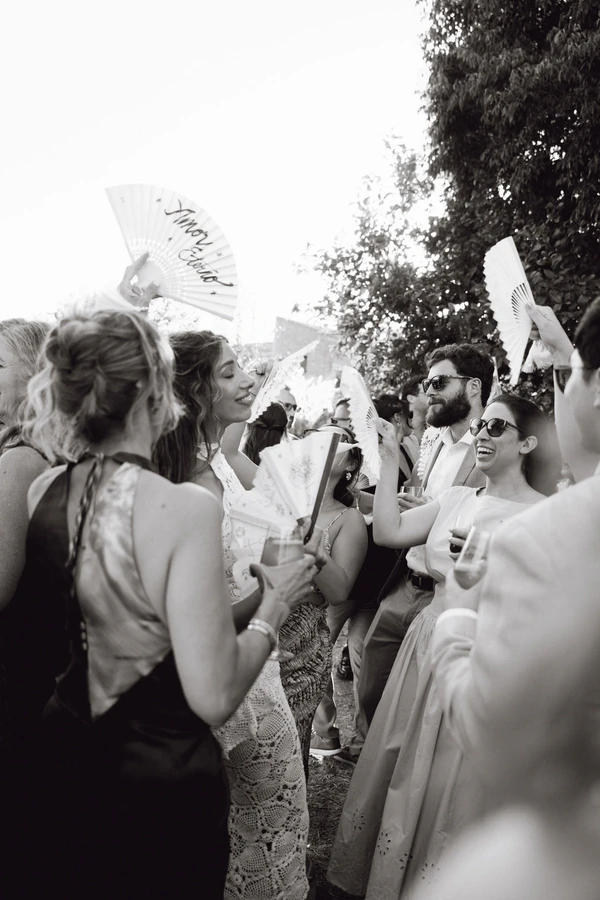An Effortlessly Chic Garden Wedding in Mallorca with Vintage Details & Mountain Views