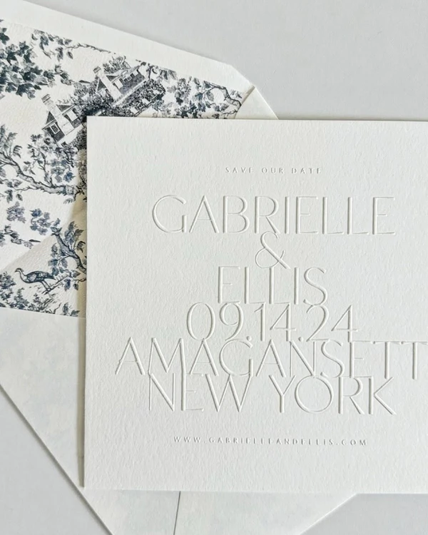 32 Blind Embossed Stationery Ideas