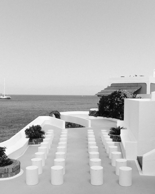 A Minimalist Seaside Wedding on the Breathtaking Island of Panarea, Sicily
