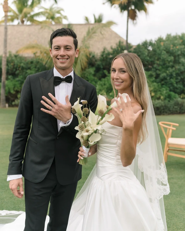 A Tropical Black-Tie Beach Wedding Weekend in Hawaii