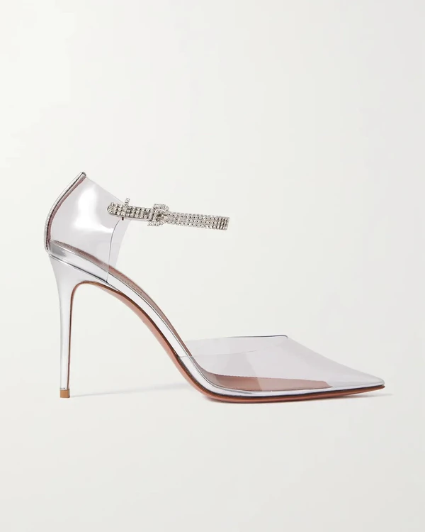15 Trendy Transparent Wedding Shoes