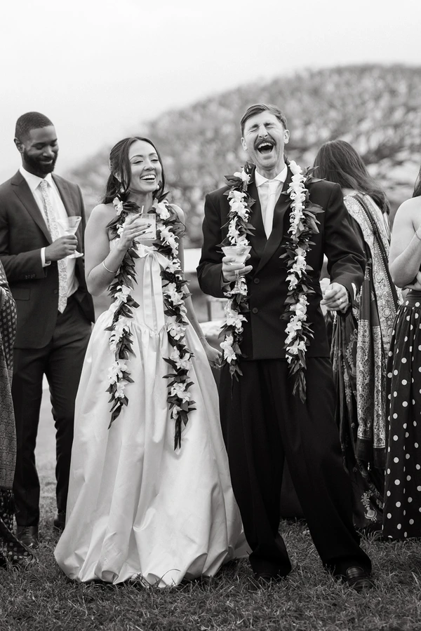 A Bold & Artfully Designed Wedding on the Lush Tropical Shores of Oahu, Hawaii