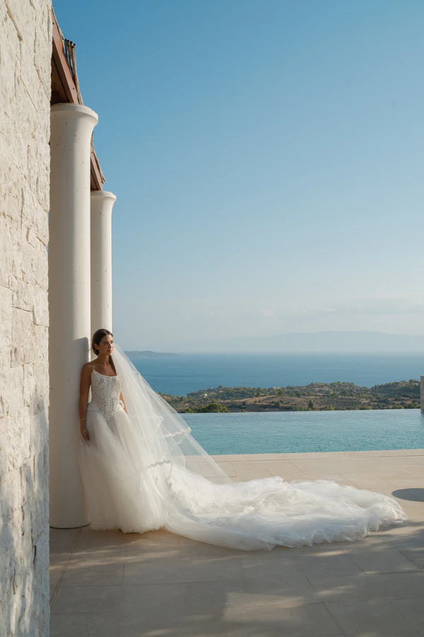 A Cinematic & Artistic Color-Washed Wedding Weekend at Amanzoe in Greece