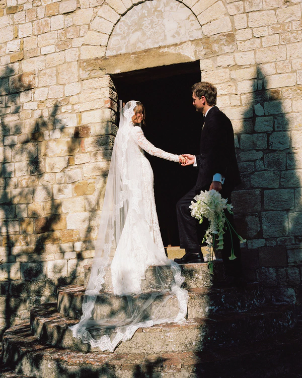 Inside Influencer Grace Nicholas’s Vintage-Style Wedding in Tuscany, Captured Entirely on Film
