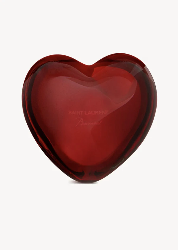 <a href="https://www.ysl.com/en-us/pr/baccarat-heart-in-crystal-809027673.html?utm_source=google&utm_source_platform=SA360&utm_medium=cpc&utm_campaign=US%7CEN%7CSHP%7CAll%7CMulti%7CU%7CRive_Droite_BAU&utm_id=6445619447&gclsrc=aw.ds&gad_source=1&gad_campaignid=6445619447&gbraid=0AAAAADozE2jfvHVbBK6ziMj_3J0soQDzi&gclid=EAIaIQobChMInsClkJSClwMVxEb_AR0-iQ9qEAQYAiABEgI_wfD_BwE">SAINT LAURENT x BACCARAT Crystal Heart, $800</a>
