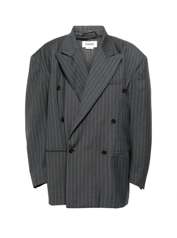 <a href="https://www.farfetch.com/shopping/men/hed-mayner-striped-double-breasted-blazer-item-22991301.aspx">HED MAYNER Blazer</a> from Farfetch, $1972