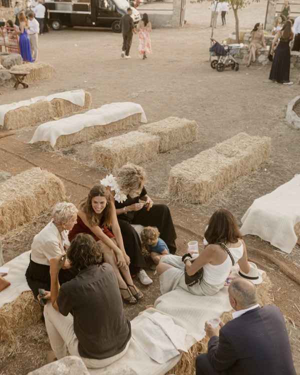 A Playful & Artistic Rural Wedding in Countryside of Madrid